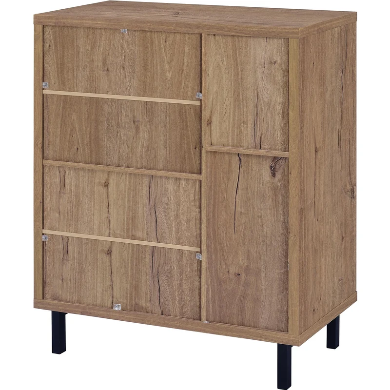 Coaster Furniture Teller 950421 2-door Shoe Storage Cabinet - Natural Oak