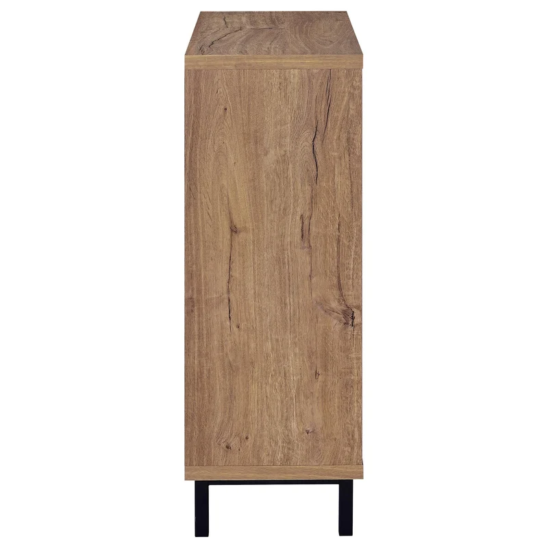 Coaster Furniture Teller 950421 2-door Shoe Storage Cabinet - Natural Oak