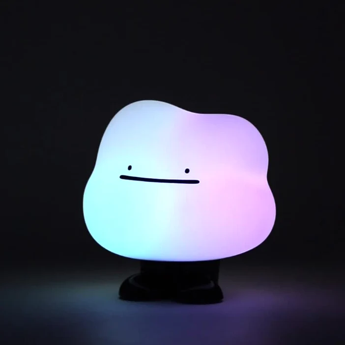 Contemporary Creative Silicone ABS Cute Cloud LED Rechargeable Night Light Table Lamp For Bedroom
