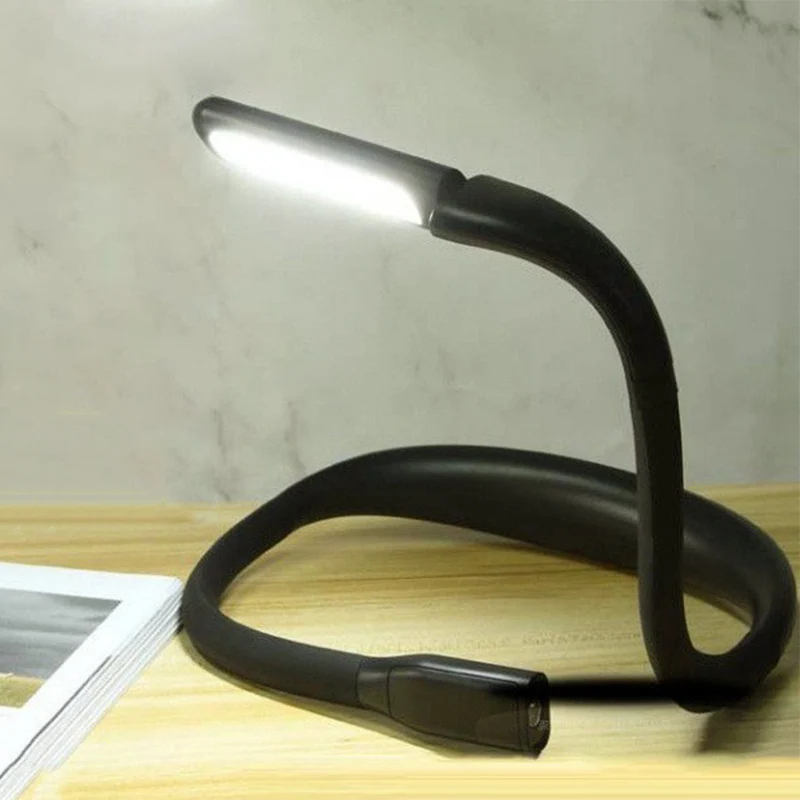 Modern Minimalist Silicone ABS U-Shape LED Rechargeable Desk Lamp For Bedroom And Study