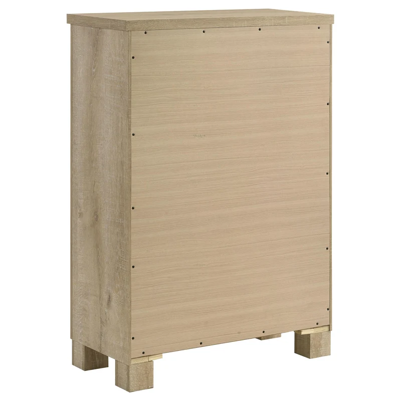 Coaster Furniture Oakglen 225105 5-drawer Chest - Weathered Oak