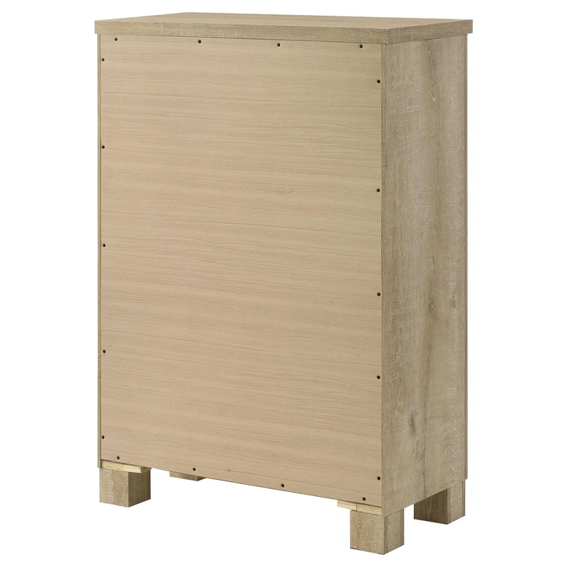 Coaster Furniture Oakglen 225105 5-drawer Chest - Weathered Oak