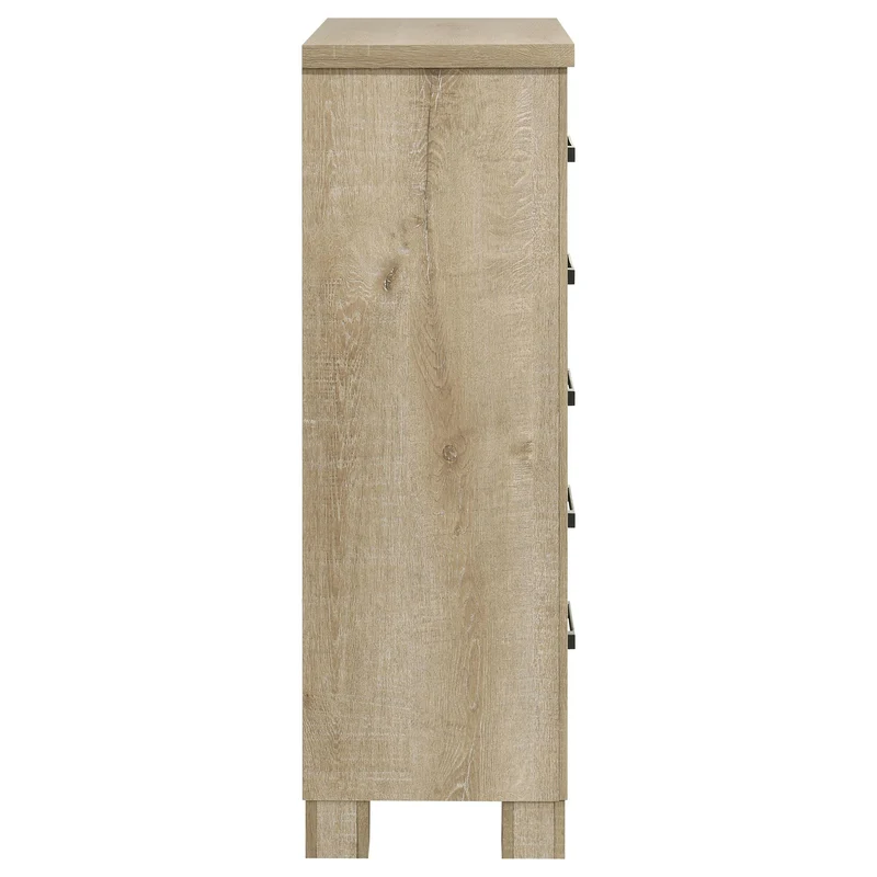 Coaster Furniture Oakglen 225105 5-drawer Chest - Weathered Oak