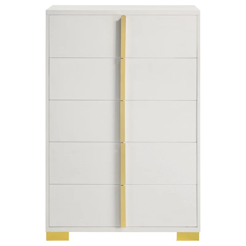 Coaster Furniture Marceline 222935 5-Drawer Bedroom Chest - White