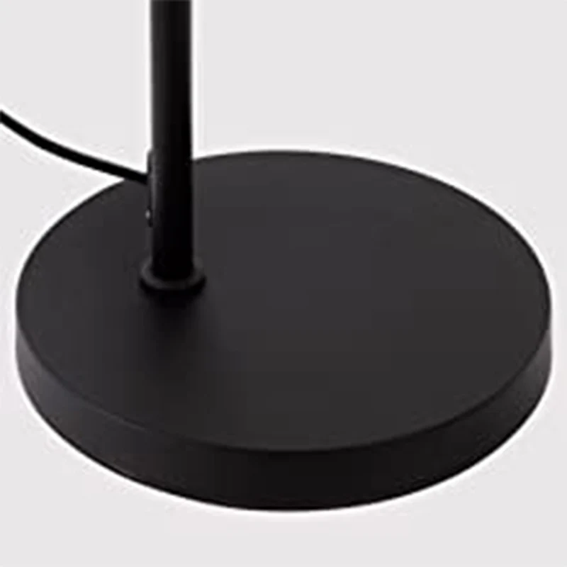 Modern Minimalist Iron Glass Pillar 1-Light Standing Floor Lamp For Living Room And Bedroom