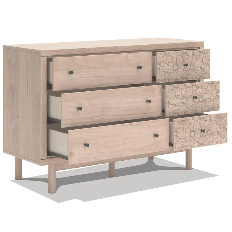 Signature Design by Ashley Arloster PCB1566-221 Six Drawer Dresser