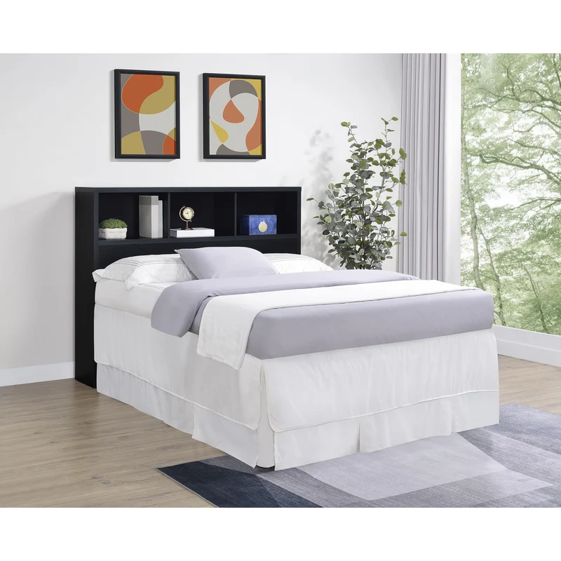 Coaster Furniture Westpark 315851Q 49-inch Queen Bookcase Headboard - Black