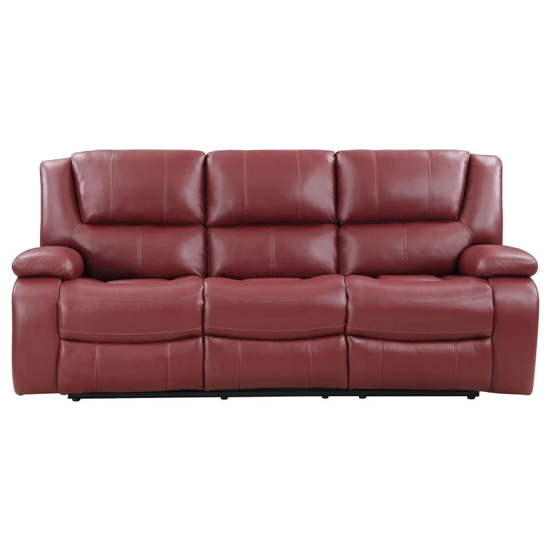 Coaster Furniture Camila 610241 Upholstered Motion Reclining Sofa - Red
