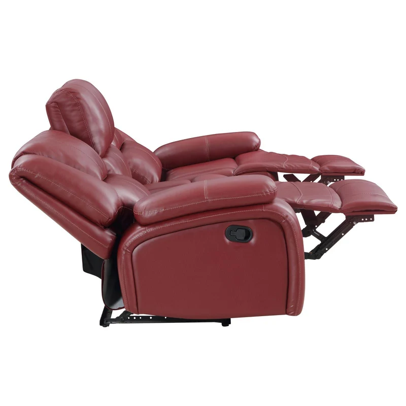 Coaster Furniture Camila 610241 Upholstered Motion Reclining Sofa - Red