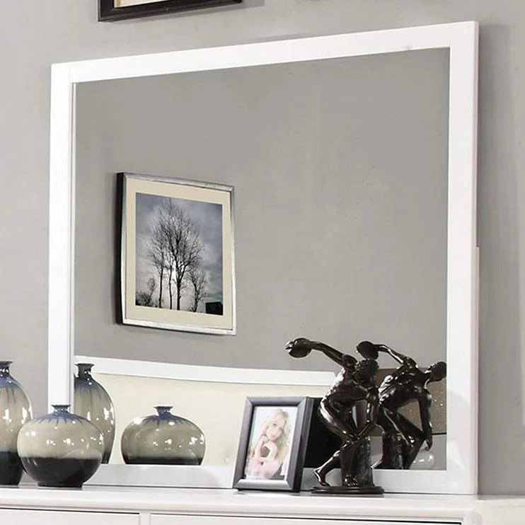 Furniture of America Enrico Dresser Mirror CM7068WH-M