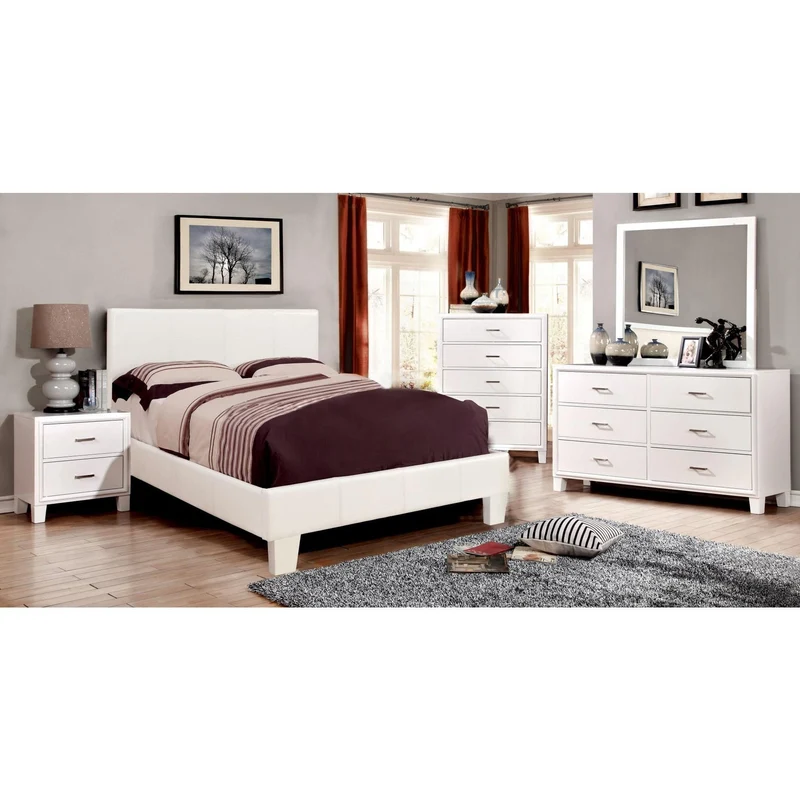 Furniture of America Enrico Dresser Mirror CM7068WH-M