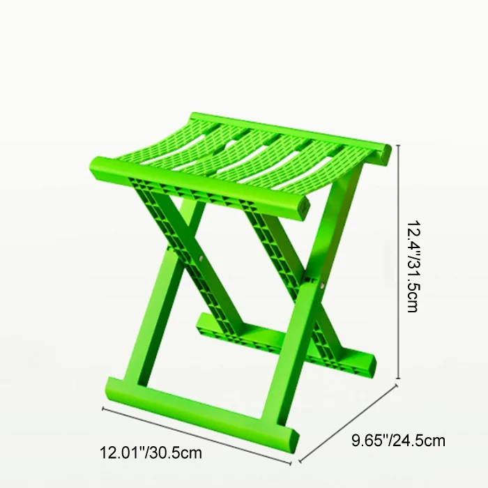 Contemporary Industrial PP TPE Square Foldable Camping Low Stool Portable For Outdoor And Living Room