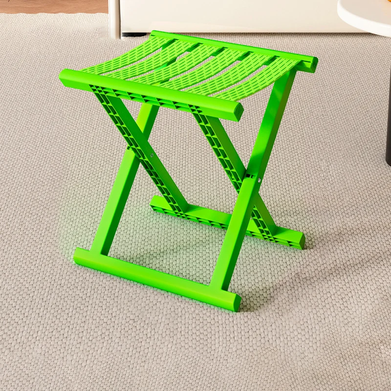 Contemporary Industrial PP TPE Square Foldable Camping Low Stool Portable For Outdoor And Living Room