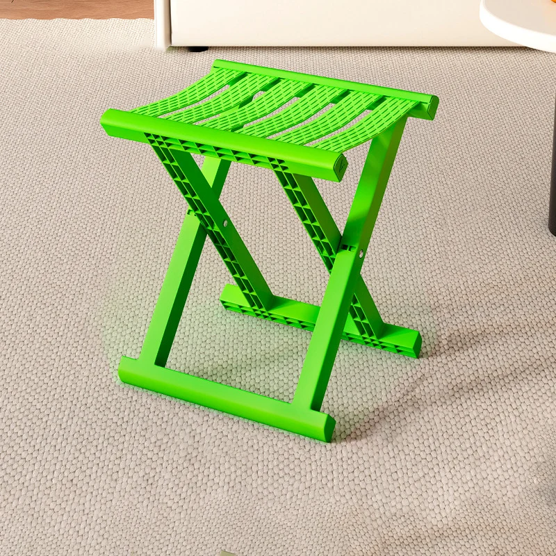 Contemporary Industrial PP TPE Square Foldable Camping Low Stool Portable For Outdoor And Living Room