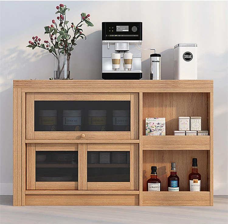 Mesa de comedor multifunción plegable y expandible con gabinete de diseño de almacenamiento oculto