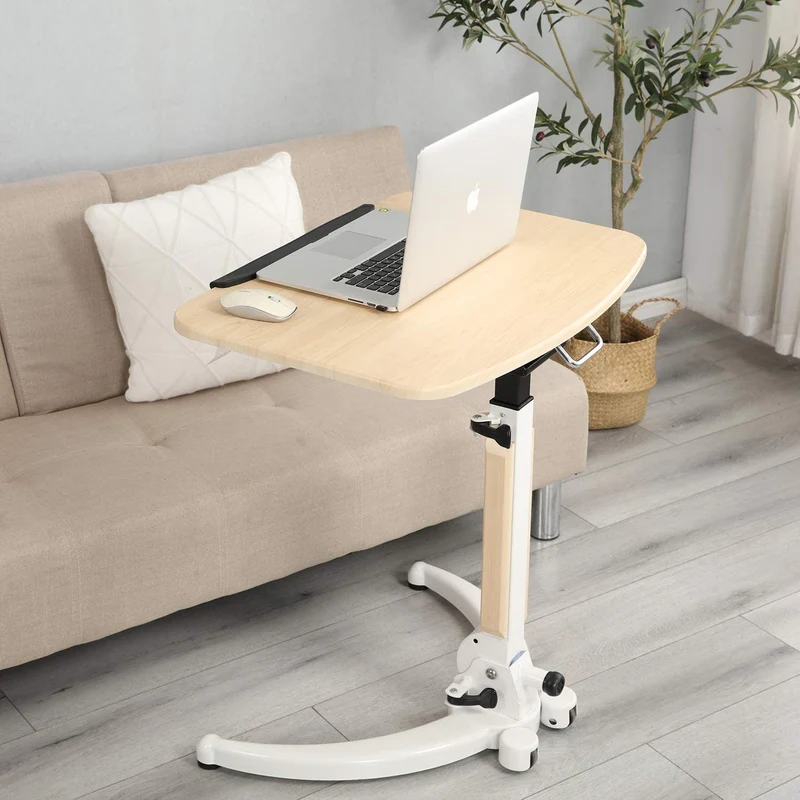 Escritorio de pie movible plegable, mesa de cama sobre la cama, mesa auxiliar del sofá