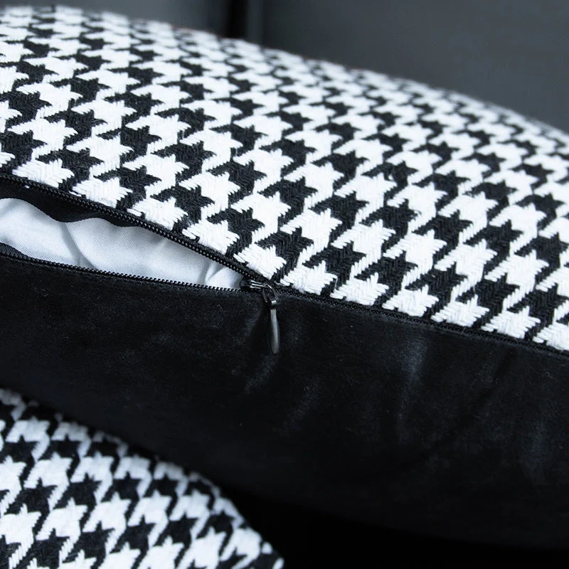 Fundas de almohada de imitación de cuero 18x18 pulgadas / 45X45cm Juego de 6