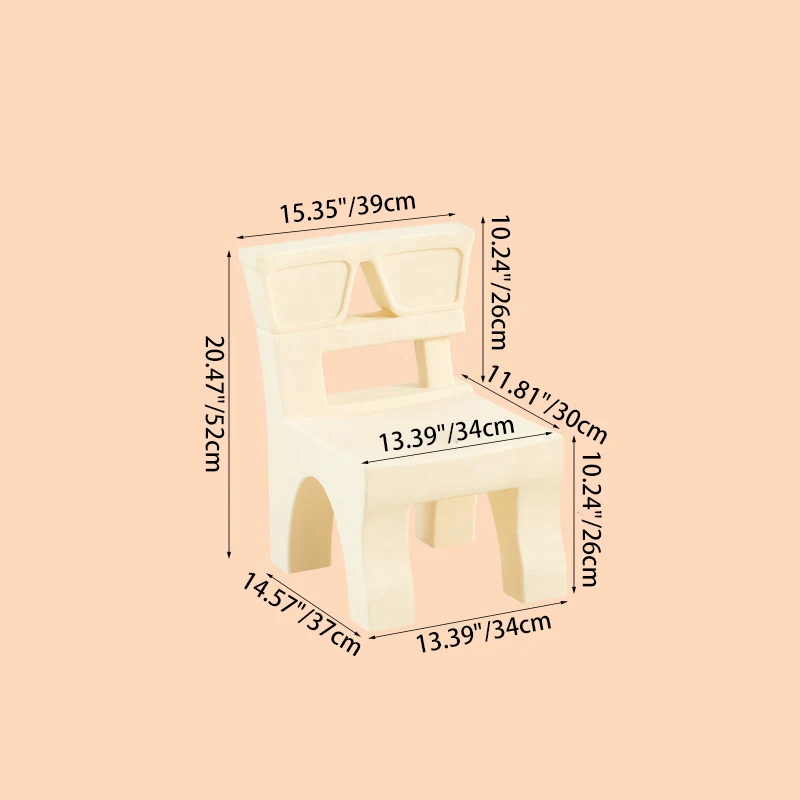 Contemporary Nordic Plastic Square Low Stool For Kids Bedroom & Living Room
