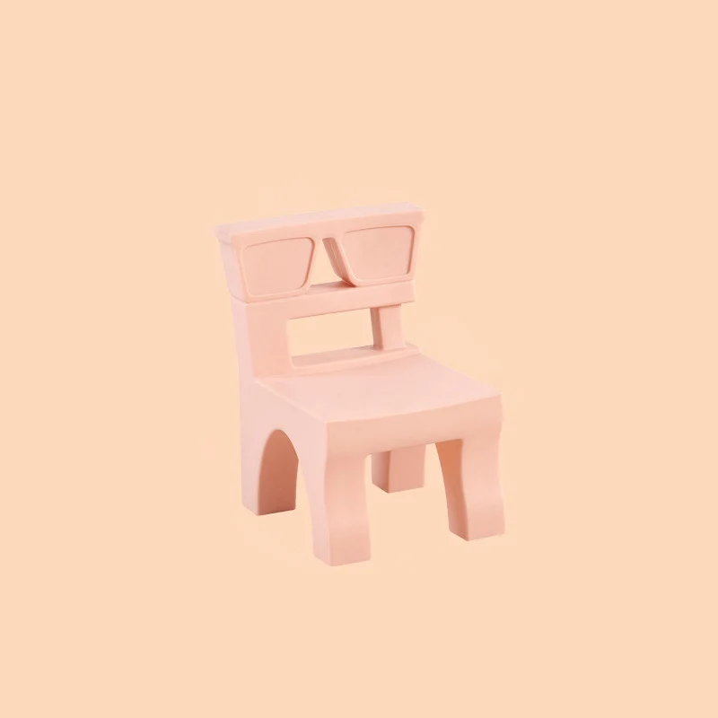 Contemporary Nordic Plastic Square Low Stool For Kids Bedroom & Living Room