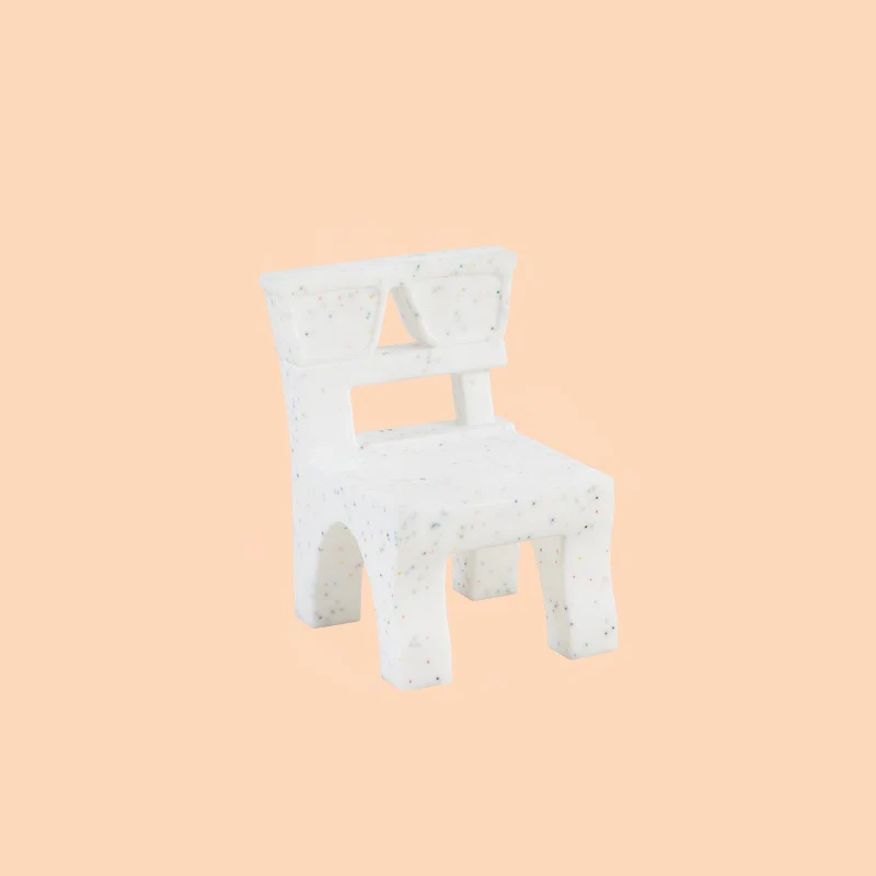 Contemporary Nordic Plastic Square Low Stool For Kids Bedroom & Living Room