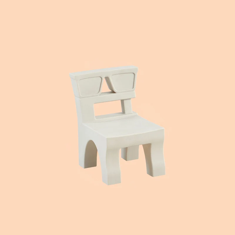 Contemporary Nordic Plastic Square Low Stool For Kids Bedroom & Living Room