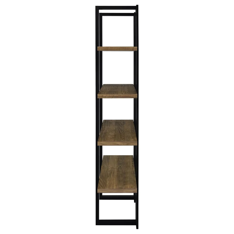 Coaster Furniture Danbrook 882036 71-inch 4-shelf Bookshelf - Black and Aged Walnut
