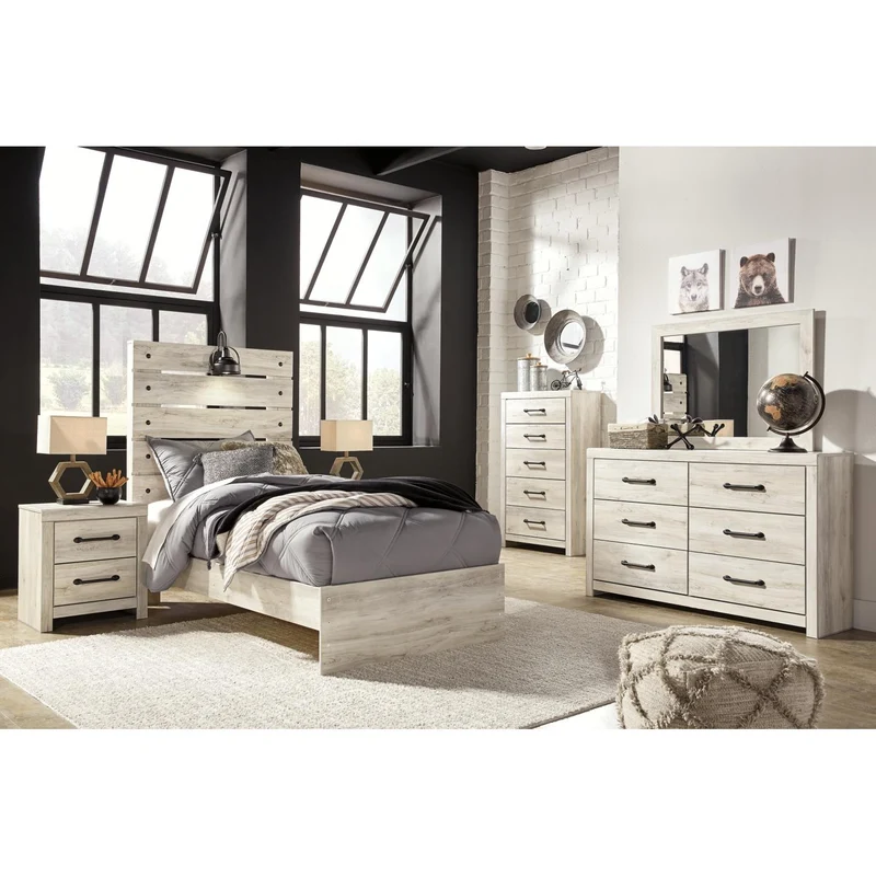 Signature Design by Ashley Cambeck B192B59 7 pc Twin Panel Bedroom Set