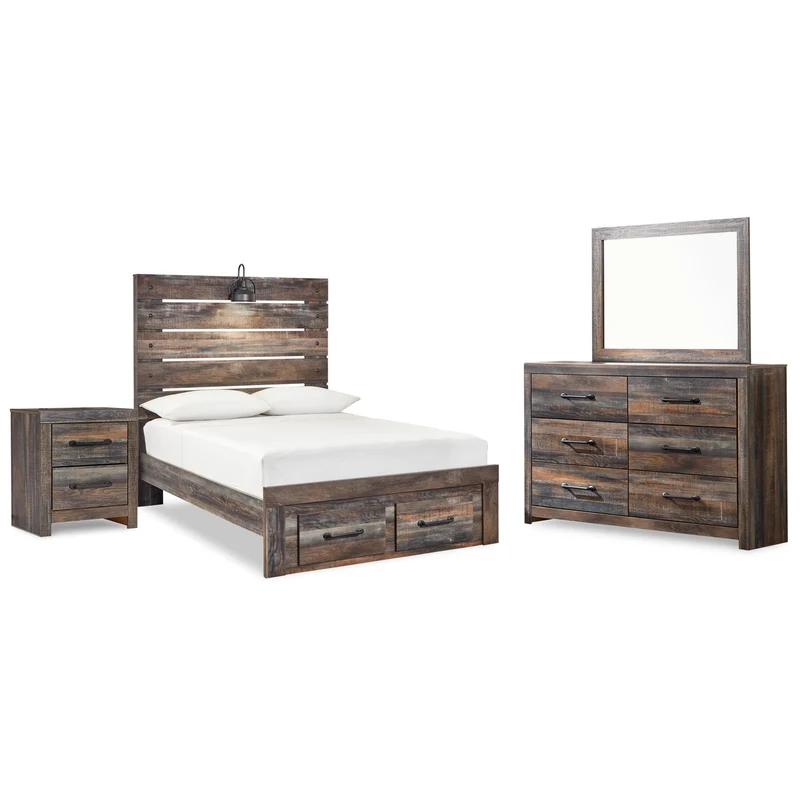 Signature Design by Ashley Drystan B211B72 6 pc Full Panel Bedroom Set