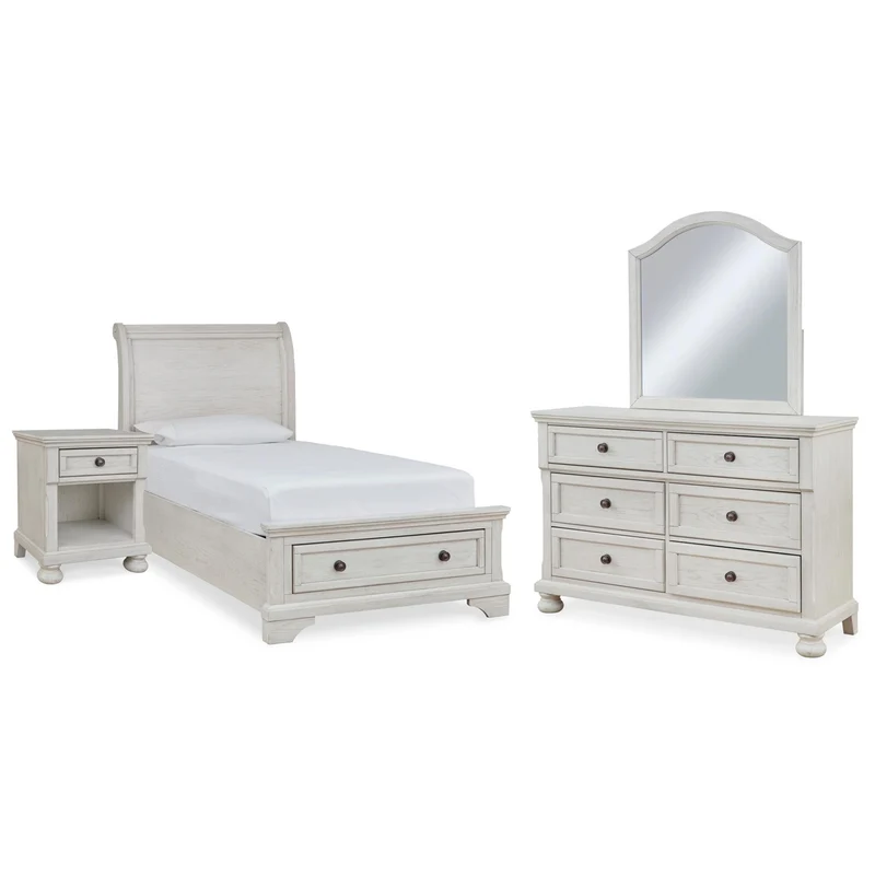 Signature Design by Ashley Robbinsdale B742B36 6 pc Twin Sleigh Bedroom Set