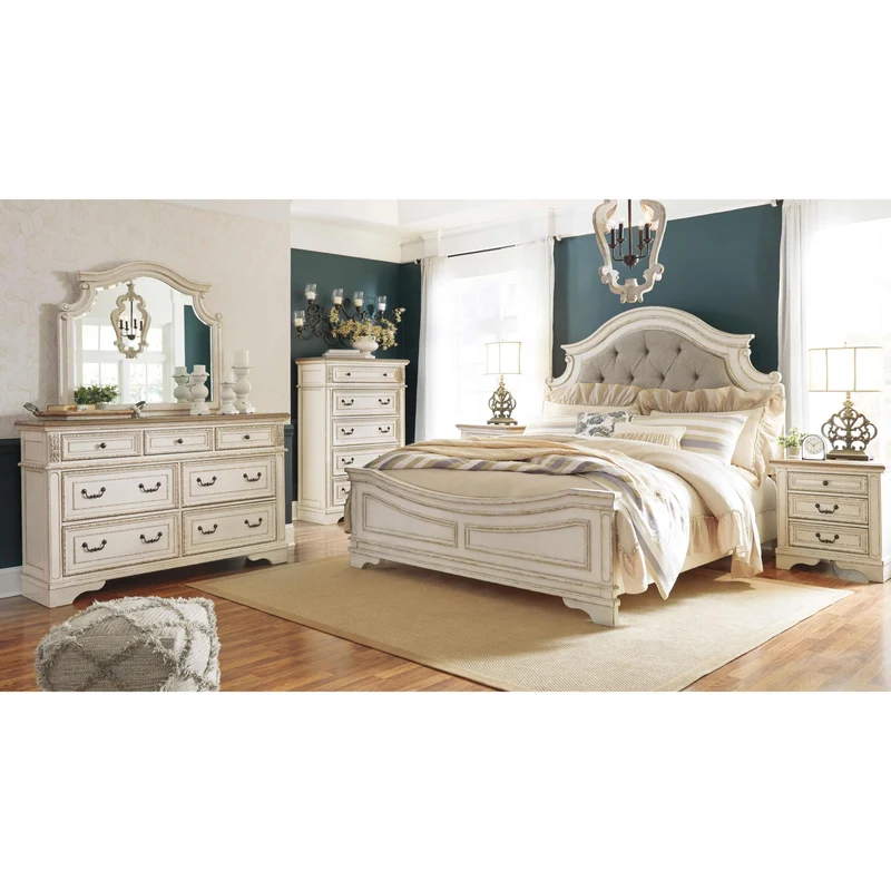 Signature Design by Ashley Realyn B743B49 7 pc Queen Panel Bedroom Set