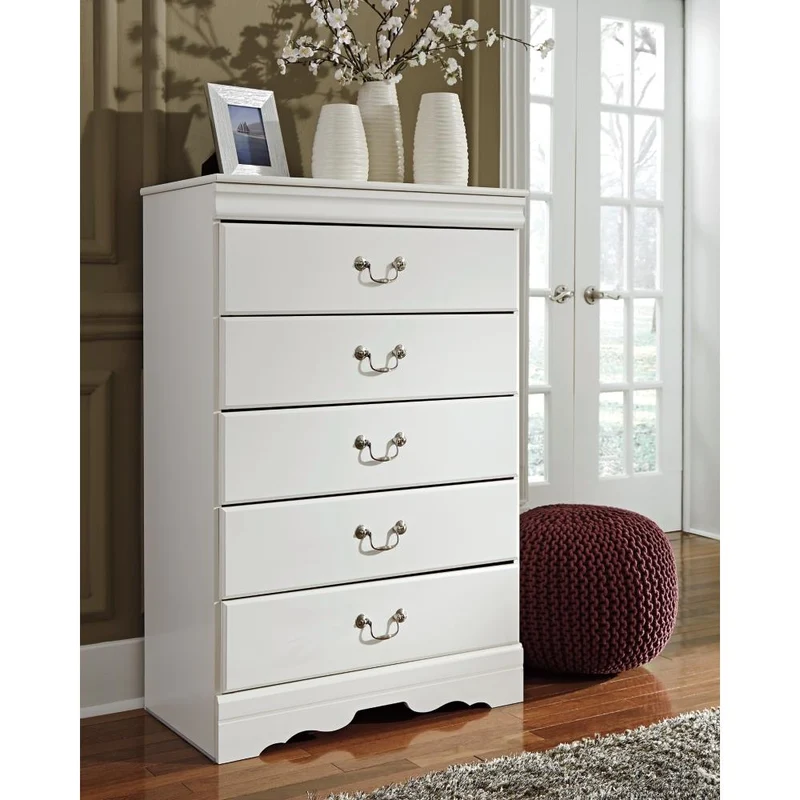 Signature Design by Ashley Anarasia B129B21 6 pc Twin Sleigh Bedroom Set