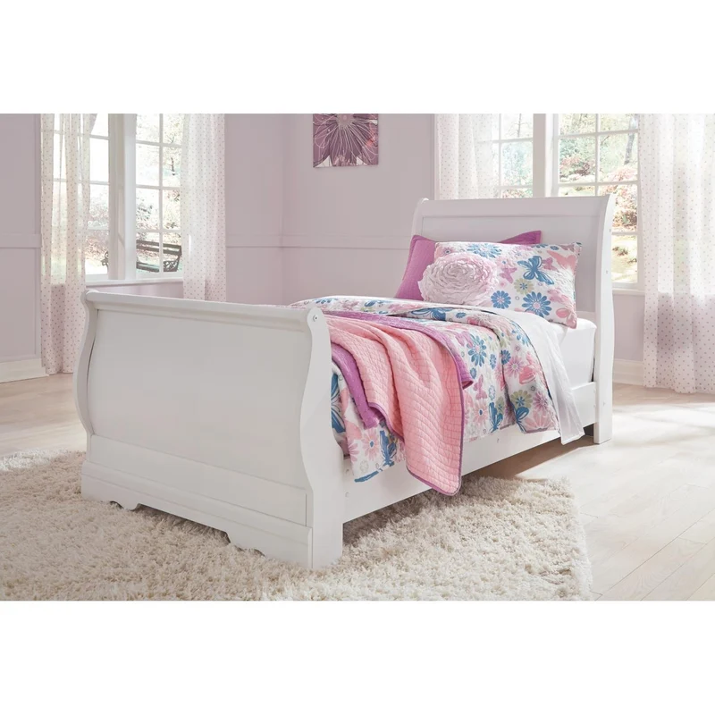 Signature Design by Ashley Anarasia B129B21 6 pc Twin Sleigh Bedroom Set