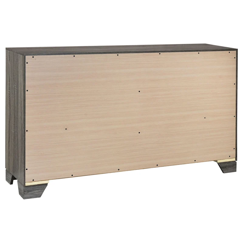 Coaster Furniture Wright 223343 6-Drawer Dresser Cabinet - Brown Oak