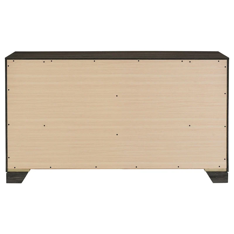 Coaster Furniture Wright 223343 6-Drawer Dresser Cabinet - Brown Oak