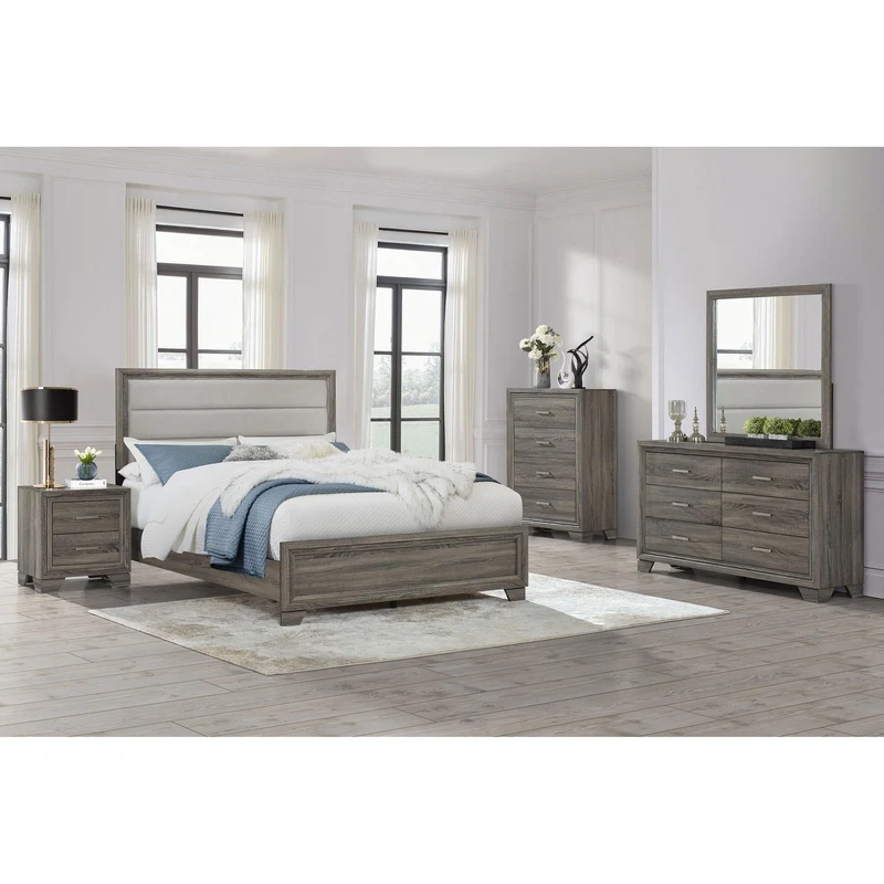 Coaster Furniture Wright 223343 6-Drawer Dresser Cabinet - Brown Oak