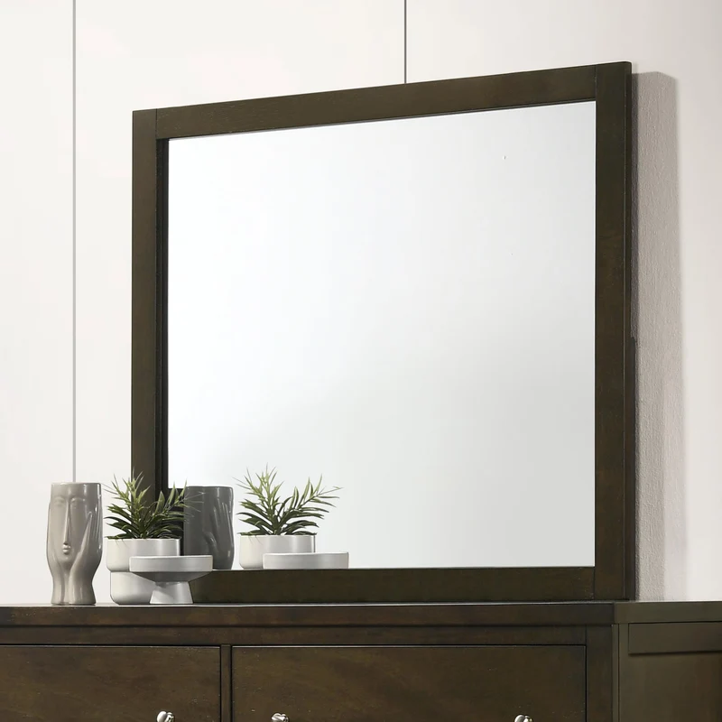 Coaster Furniture Wilkes 224424 Dresser Mirror - Dark Cocoa