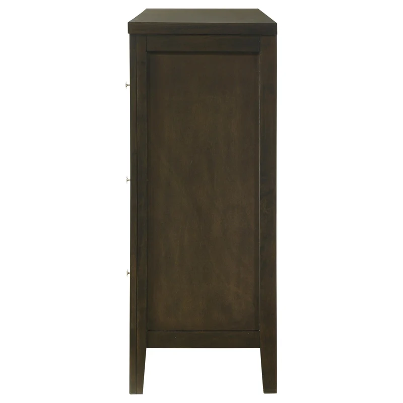 Coaster Furniture Wilkes 224423 6-Drawer Dresser Cabinet - Dark Cocoa