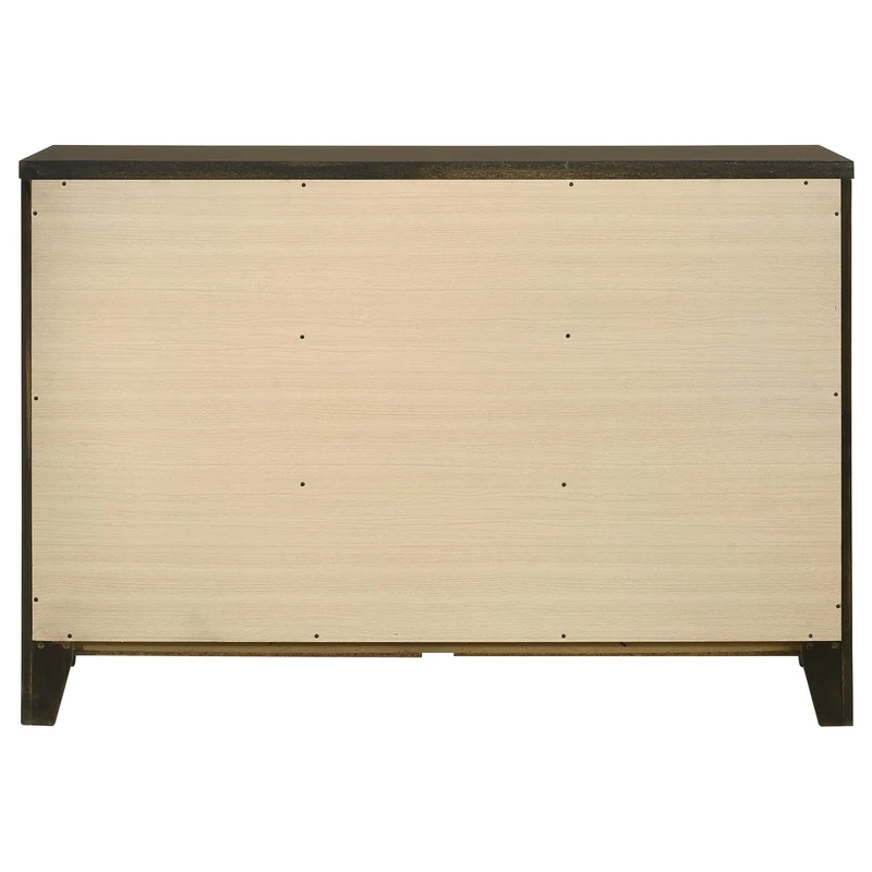 Coaster Furniture Wilkes 224423 6-Drawer Dresser Cabinet - Dark Cocoa