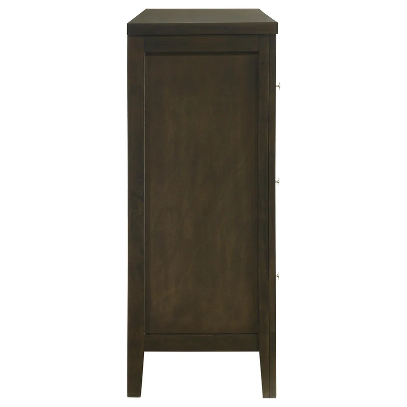 Coaster Furniture Wilkes 224423 6-Drawer Dresser Cabinet - Dark Cocoa