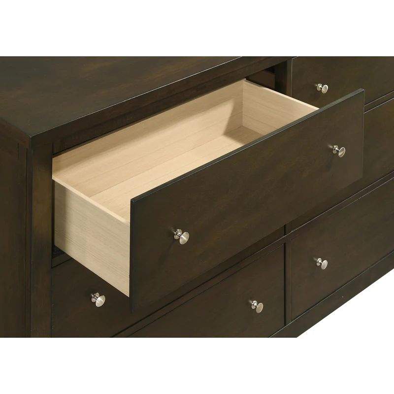 Coaster Furniture Wilkes 224423 6-Drawer Dresser Cabinet - Dark Cocoa
