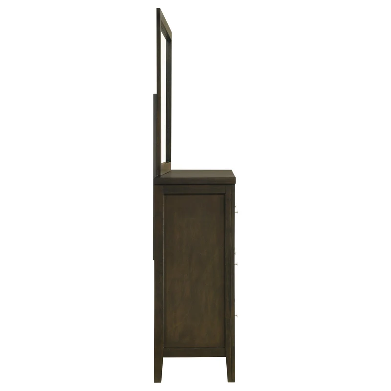 Coaster Furniture Wilkes 224423M 6-Drawer Dresser and Mirror - Dark Cocoa