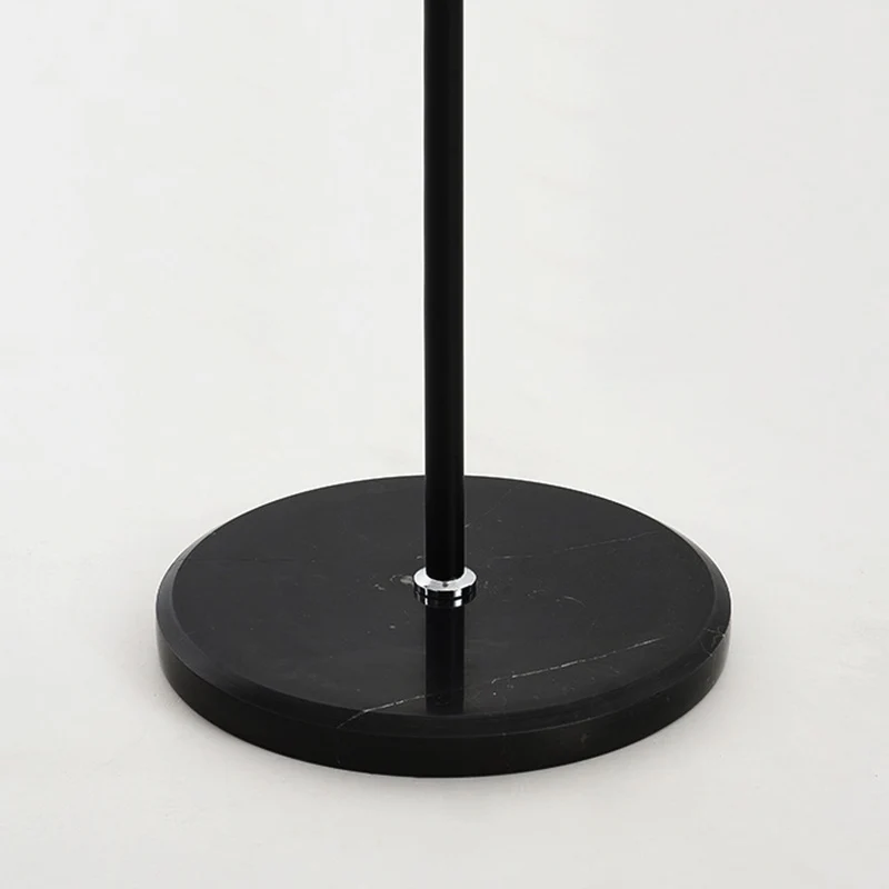 Modern Minimalist Iron & Fabric Pleated Cylinder 1-Light Standing Floor Lamp For Living Room