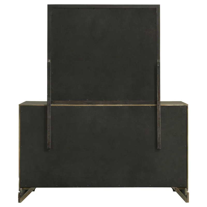 Coaster Furniture Gran Park 224933M 6-Drawer Dresser and Mirror - Dark Cocoa