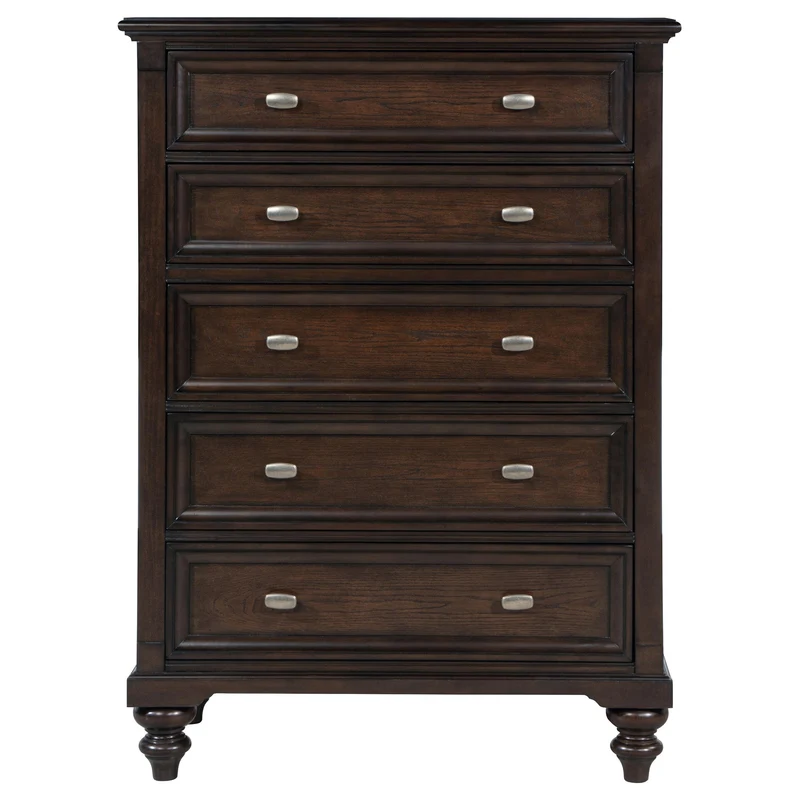 Coaster Furniture Andover 223635 5-Drawer Chest of Drawers - Dark Oak