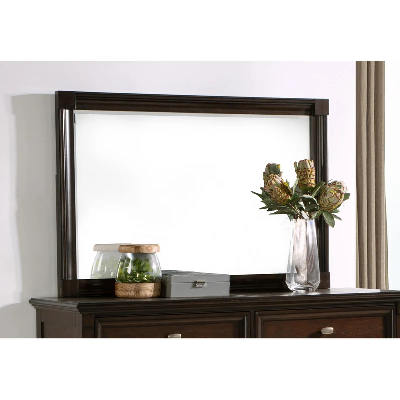 Coaster Furniture Andover 223634 Dresser Mirror - Dark Oak