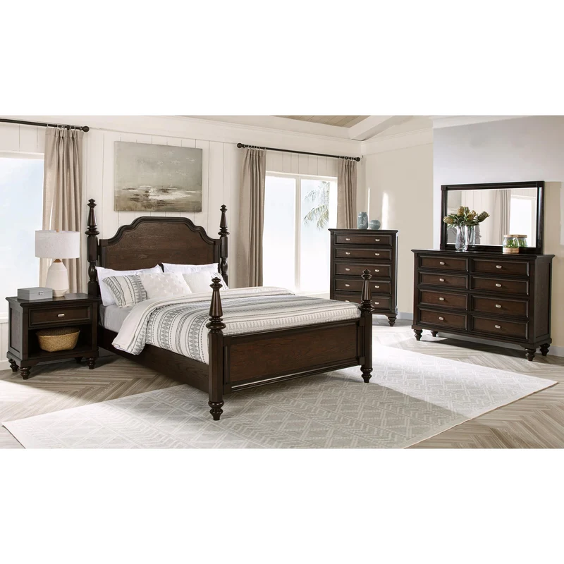 Coaster Furniture Andover 223634 Dresser Mirror - Dark Oak