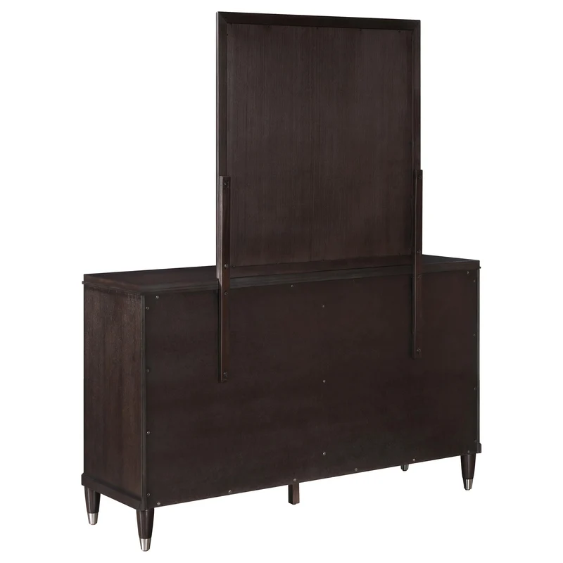 Coaster Furniture Emberlyn 223063M 6-Drawer Dresser with Mirror - Brown