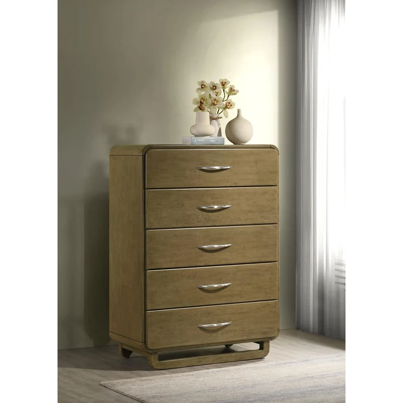 Coaster Furniture Amsbury 224275 5-Drawer Chest of Drawers - Nutmeg