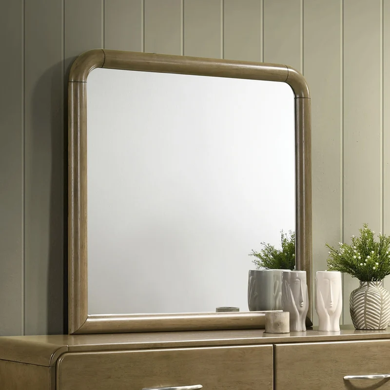 Coaster Furniture Amsbury 224274 Dresser Mirror - Nutmeg