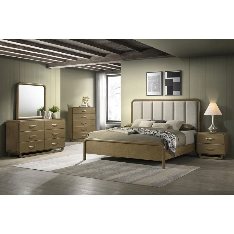 Coaster Furniture Amsbury 224274 Dresser Mirror - Nutmeg